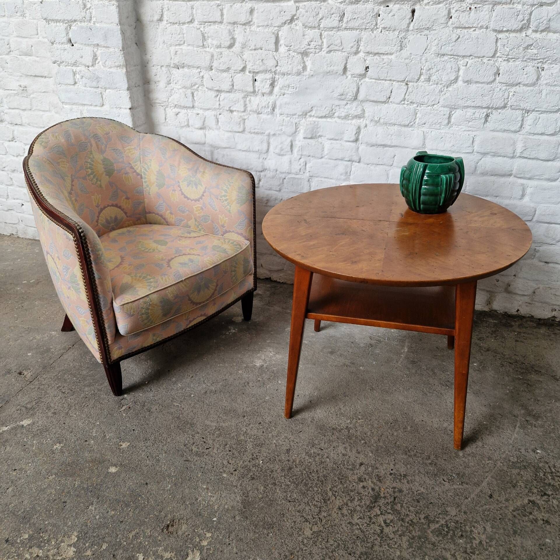 Art Deco cocktail armchair – Ocean liner style – 1930s