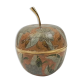 Brass box apple shape