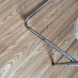 Folding chair in faux leather