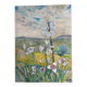 List of tigridias and hollyhocks, signed Maurice Bouillot 1972