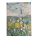 List of tigridias and hollyhocks, signed Maurice Bouillot 1972