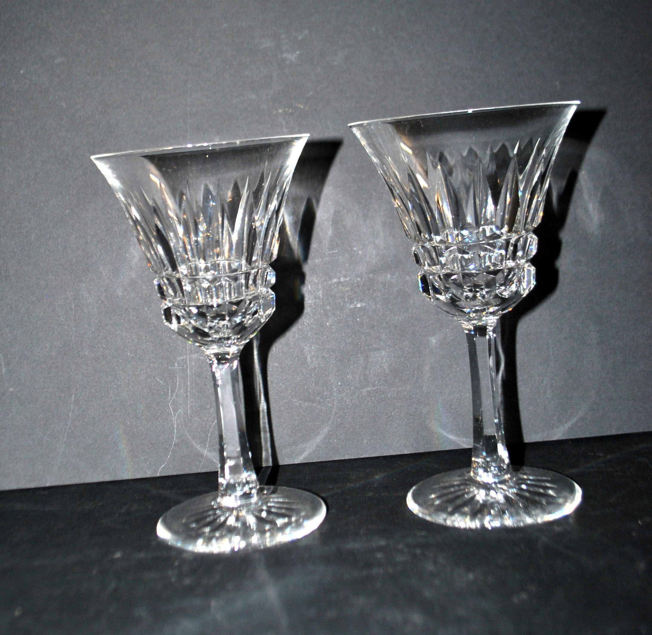 Villeroy Boch set of 2 cut crystal wine glasses model Royal Buckingham 14.5 cm