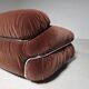 Sesann sofa in dusty pink by Gianfranco Frattini for Cassina, 1970s