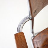 Restored Bauhaus Chrome Chair by Rudolf Vichr Prag, 1930s
