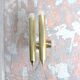 Nickel-plated brass wall lights by Lumière Bologna, 1960s, set of 4.