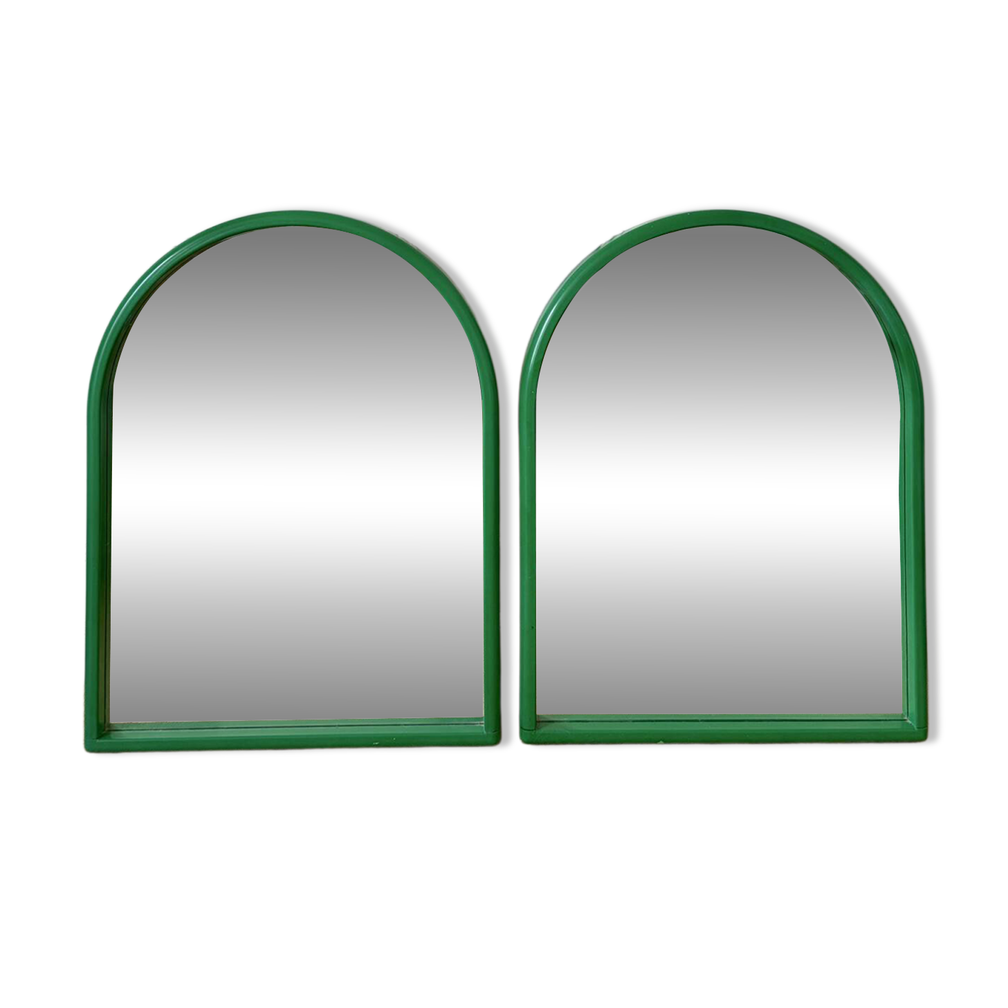 Pair of Italian plastic mirrors Gedy 1970
