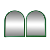Paire de miroirs en plastique italien Gedy 1970