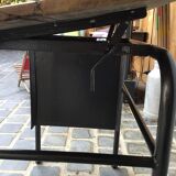 School desk and chair