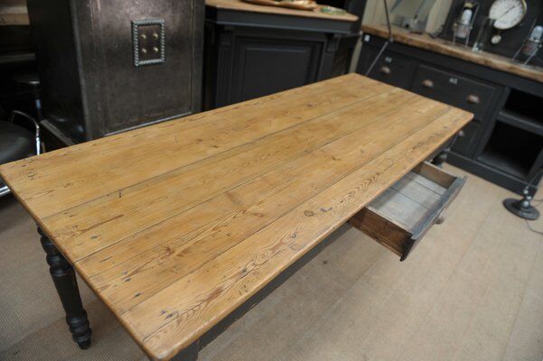 Fir dining table, 1930s