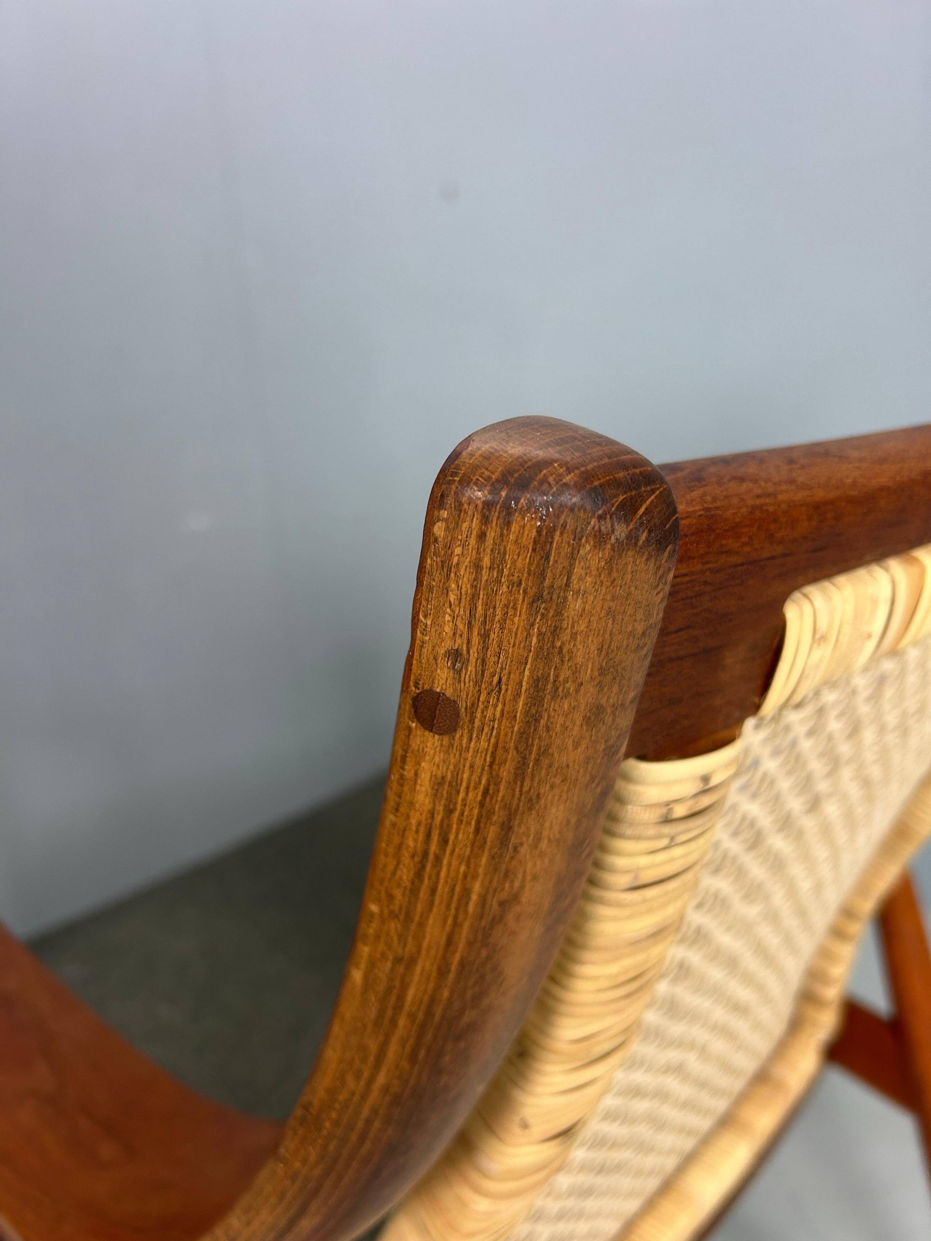 Peter Hvidt& Orla Mølgaard-Nielsen FD146 Cane Back Easy Chair, Denmark