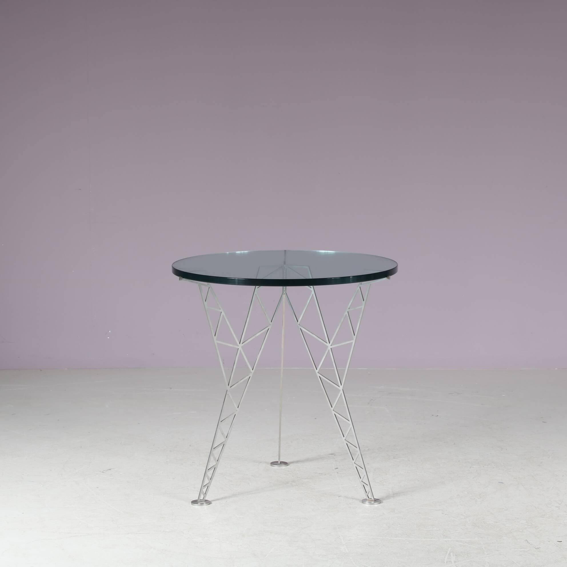 1990s Tom Dixon style side table from Italy