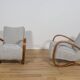 Model H-269 Lounge Chairs by Jindřich Halabala for UP Závody, 1950s, Czecho