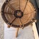 African rattan low stool