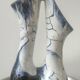 Sculptural ceramic vase Alpho (Alphonse Mouton) 24 cm