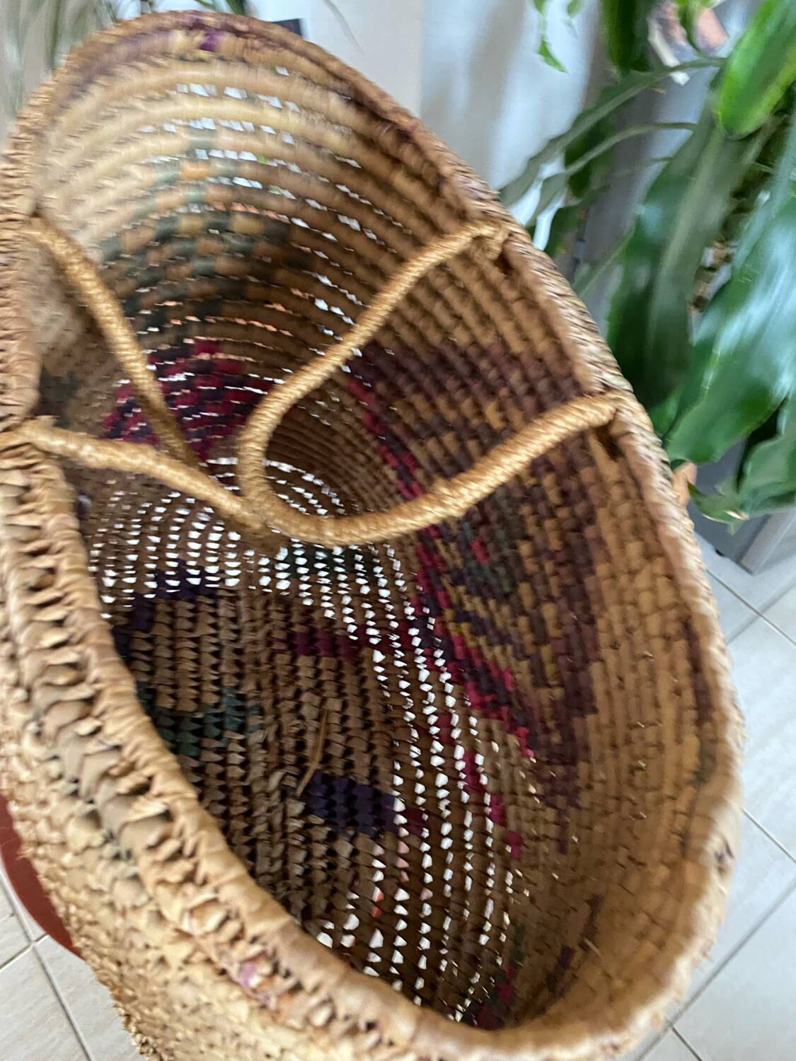 XXL bohemian basket.