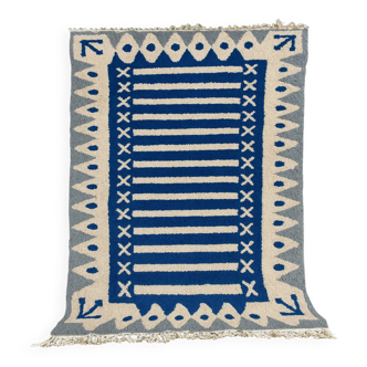 Handmade Berber rug in pure wool 3x2 m