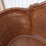 Caned bench in Louis XVI style