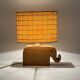 Mid century Modern wood elephant table lamp, Italy circa 1960s