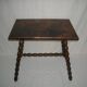 Table basse bois tourné des années 50 - 60