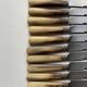 12 old large knives Horn handle Stainless steel blade