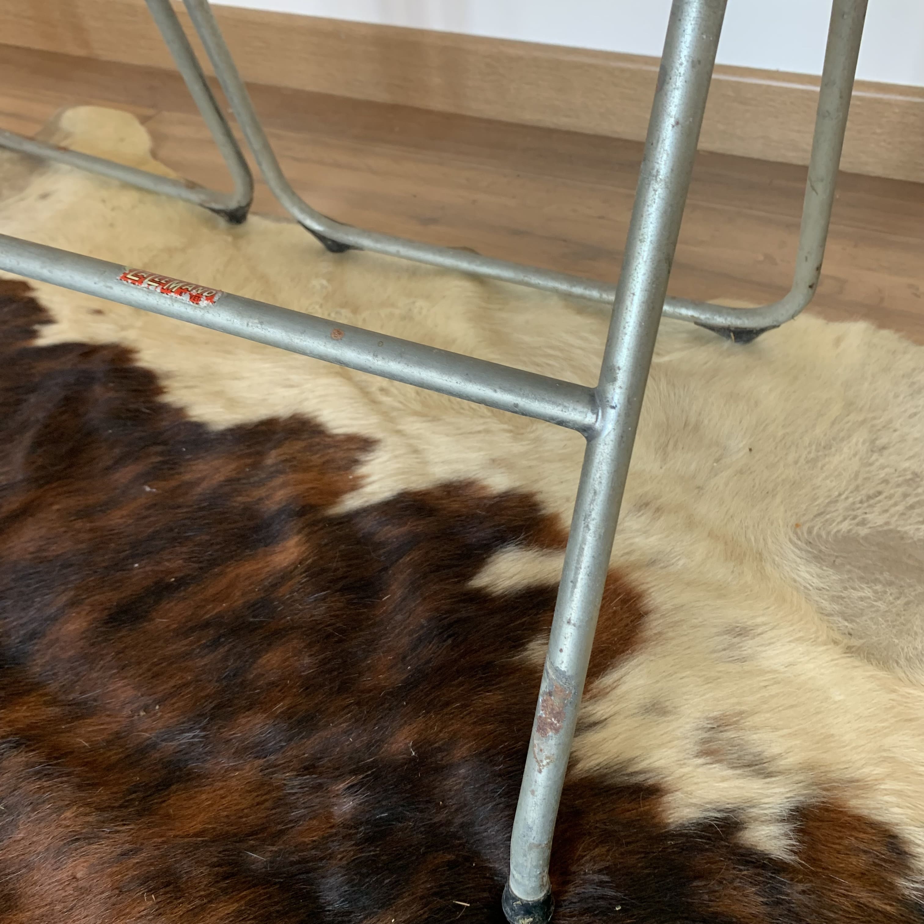 Pair of LALLEMAND folding chairs