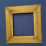 Montparnasse frame gilded carved wood foliage 22 cm x 21 cm