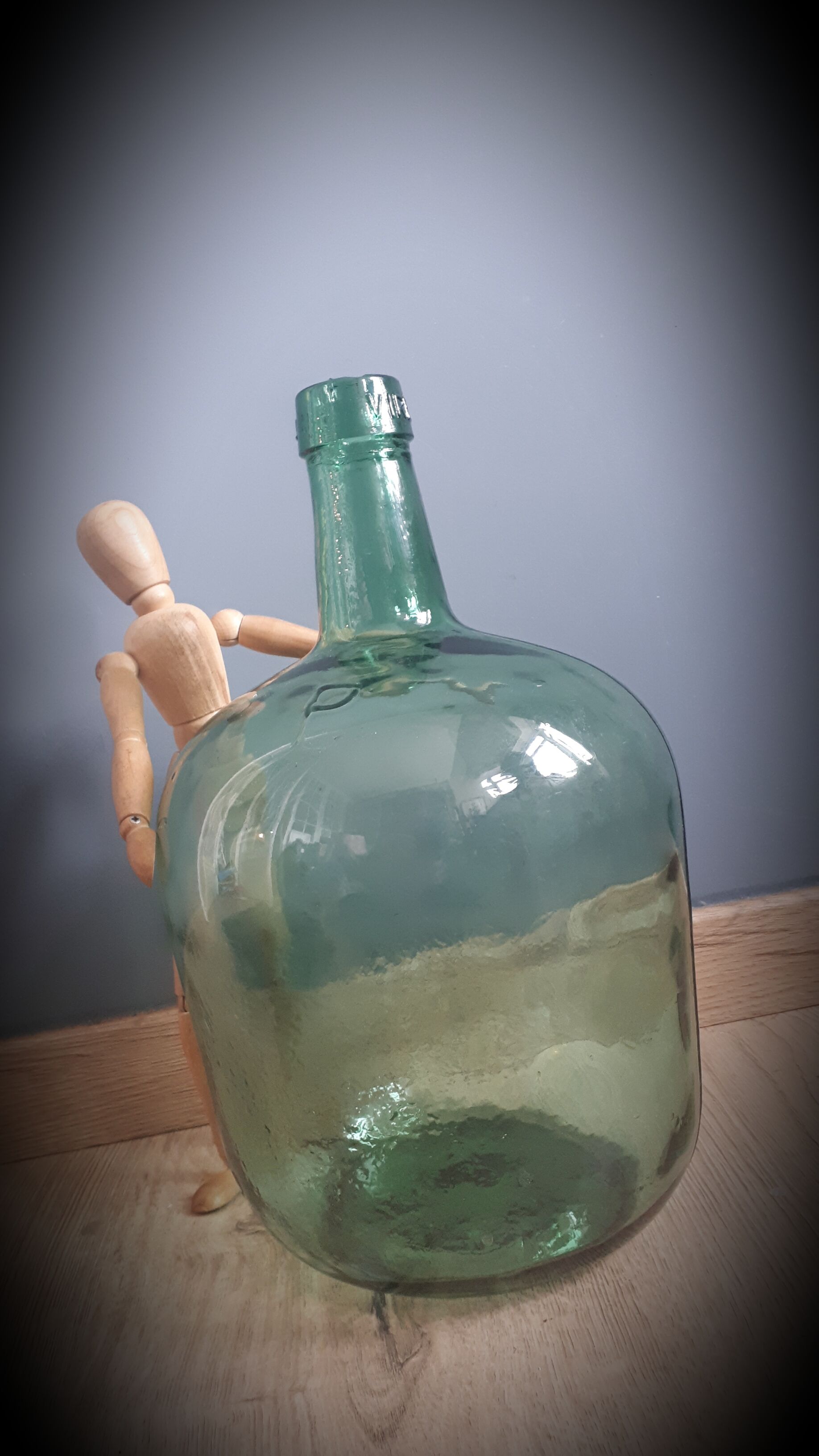 Demijohn 5l green right viresa