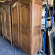 Norman Cauchoise wardrobe in medium oak, carved from the 19th century with a gendarme hat top.