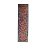 Indian runner rug, long handwoven  mahal carpet  95x447cm
