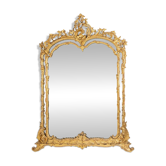 Miroir à parcloses de style Louis XV. Époque Napoléon III, circa 1880.