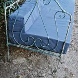 Wrought iron bench