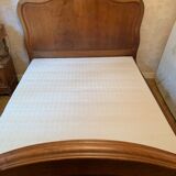 Old walnut bed