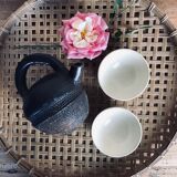 Ceramic homemade teapot