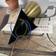 Wall lamp 1950s 1960s black metal and white opaline glass tulip