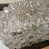 Wall lamp- Vintage ceiling lamp in molded glass