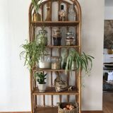 Bamboo shelf - rattan