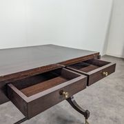 Table basse à volet en acajou de style anglais