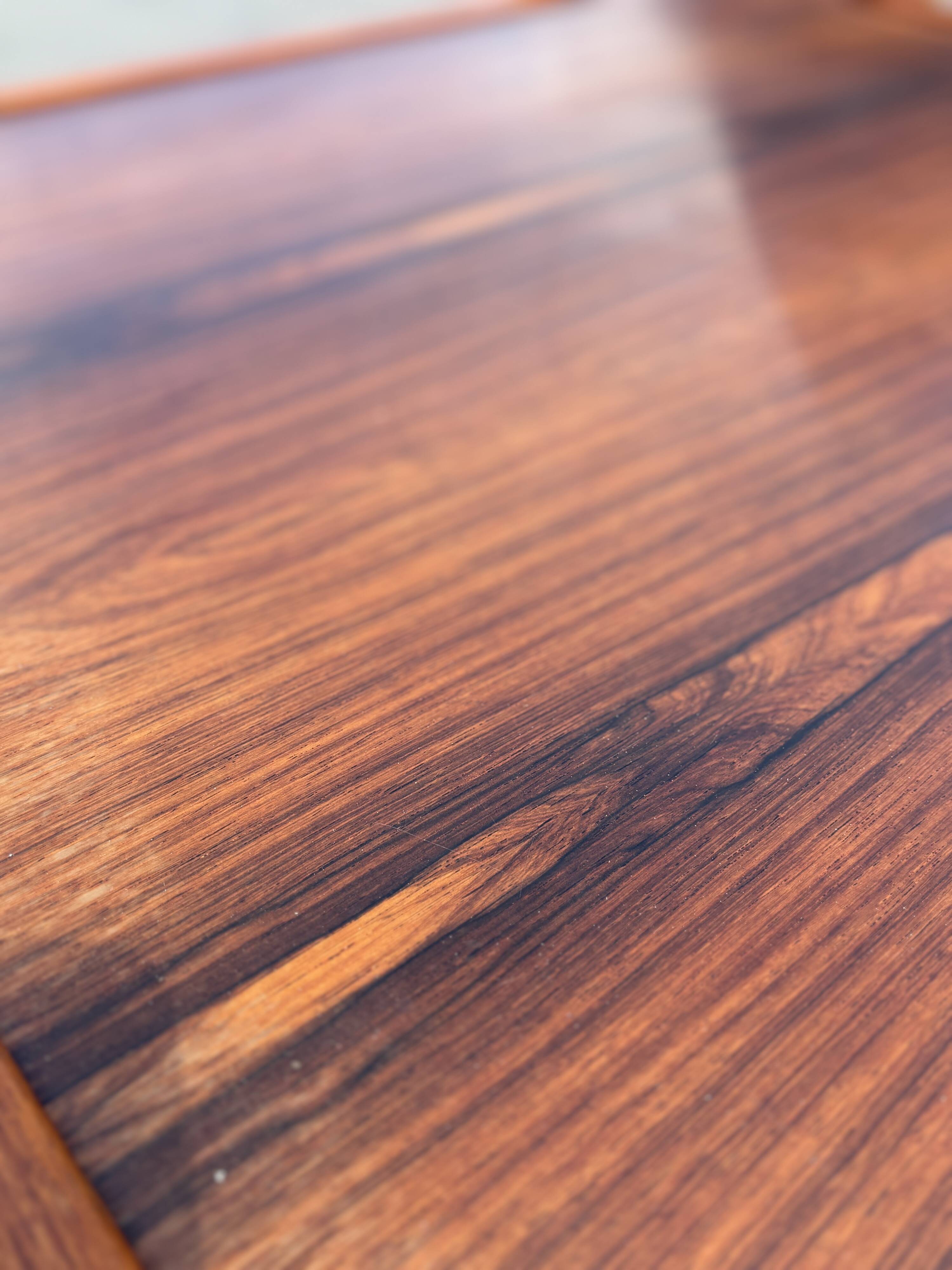 Vintage coffee table rosewood 70's design minimalist