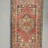 Vintage turkish oushak rug 150x87 cm carpet