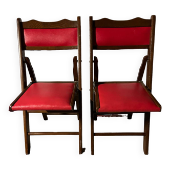 Vintage Shanghai folding chairs