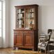 Antique Louis-Philippe walnut library, Italy, 19th century