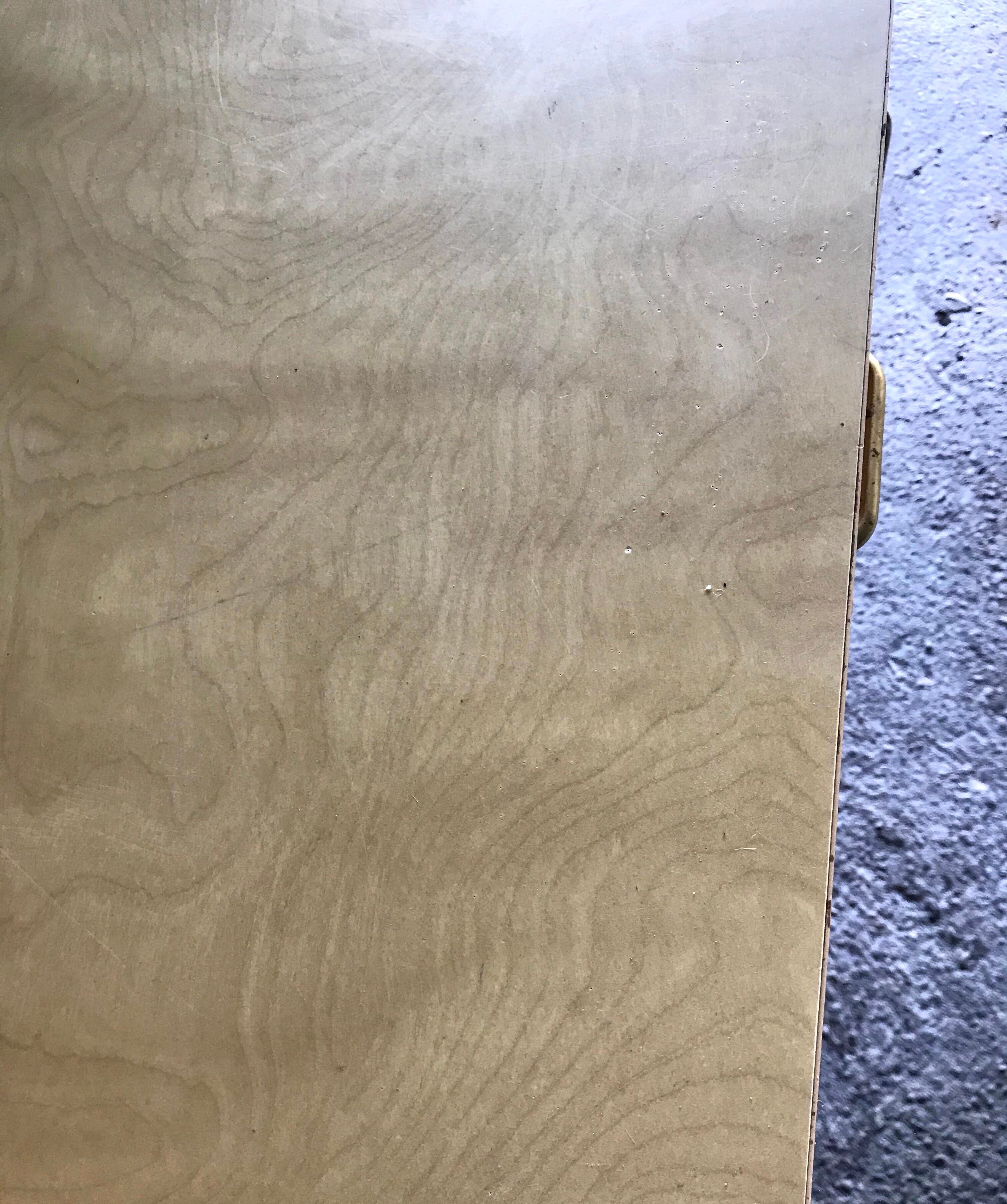Bureau en bois plateau formica des années 60