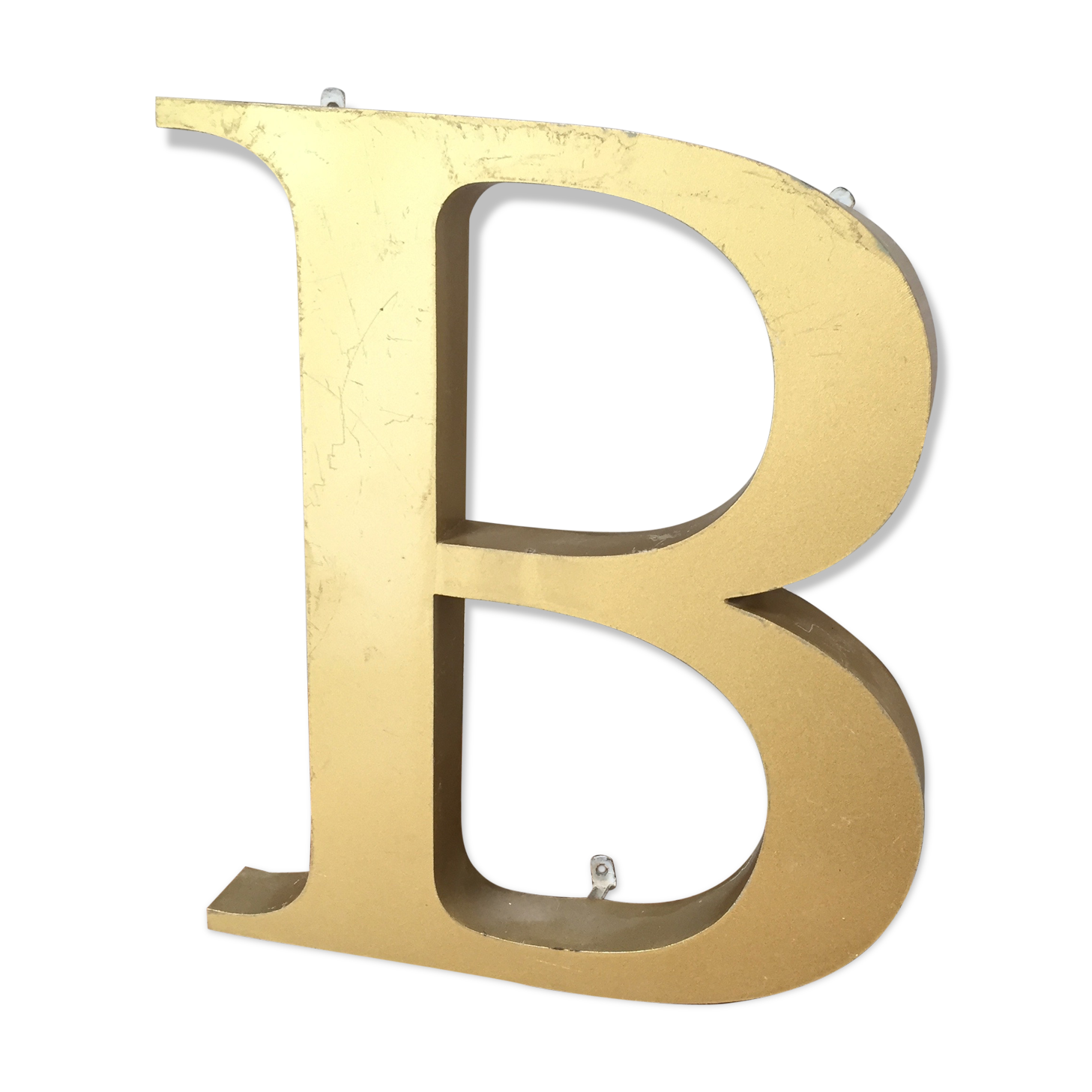 Letter signs vintage gold old