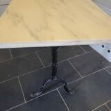 Bistro table with marble top