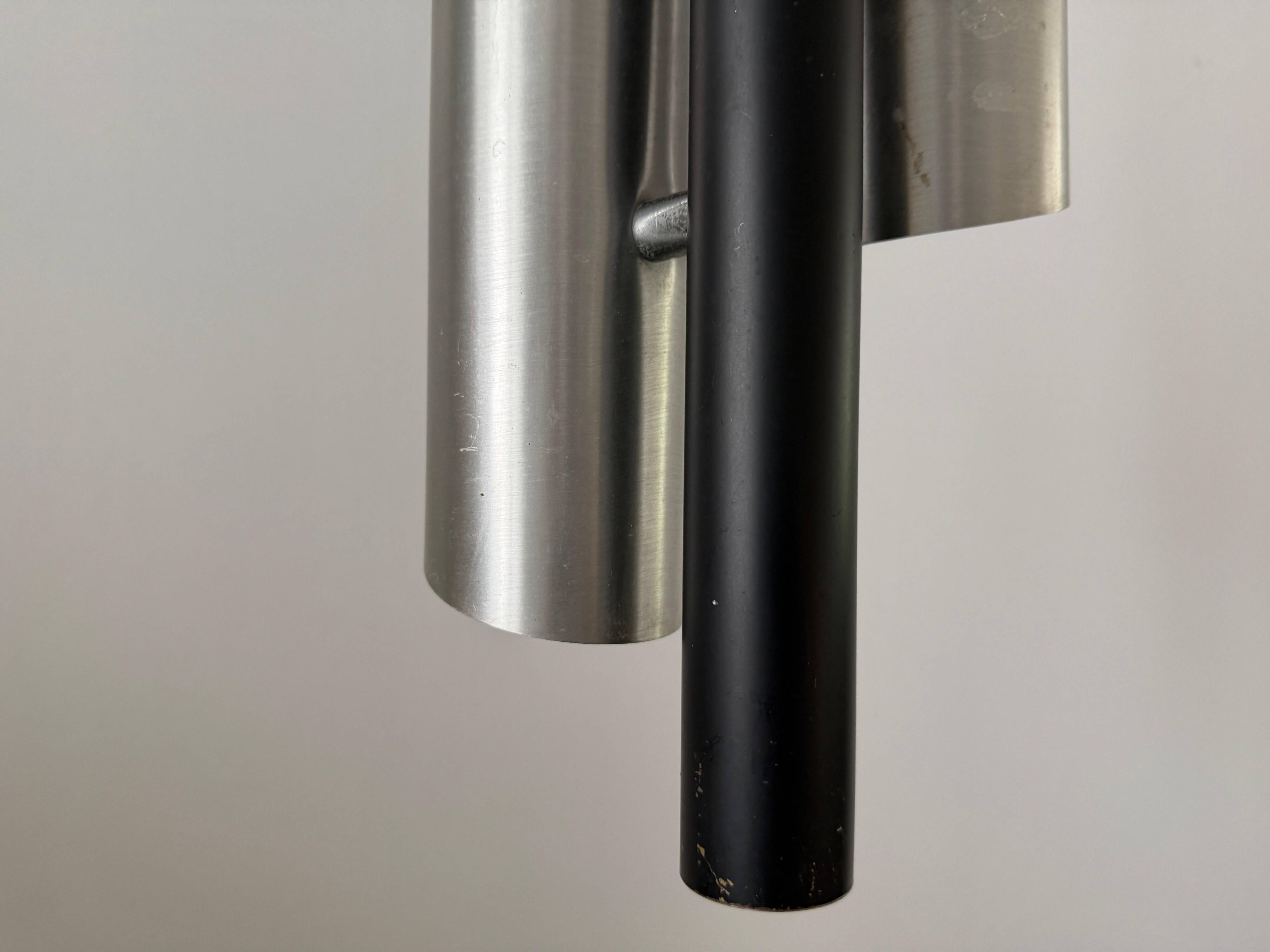Metal ceiling light with 4 heads, 1960s, Germany