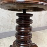 Walnut piano stool