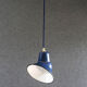 Blue industrial suspension in enamelled sheet metal with new electrical system