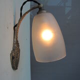 Wall light Art deco stylized flower base