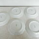 5 flat porcelain plates