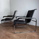 Pair of Thonet B35 armchairs - Marcel Breuer Bauhaus edition - vintage
